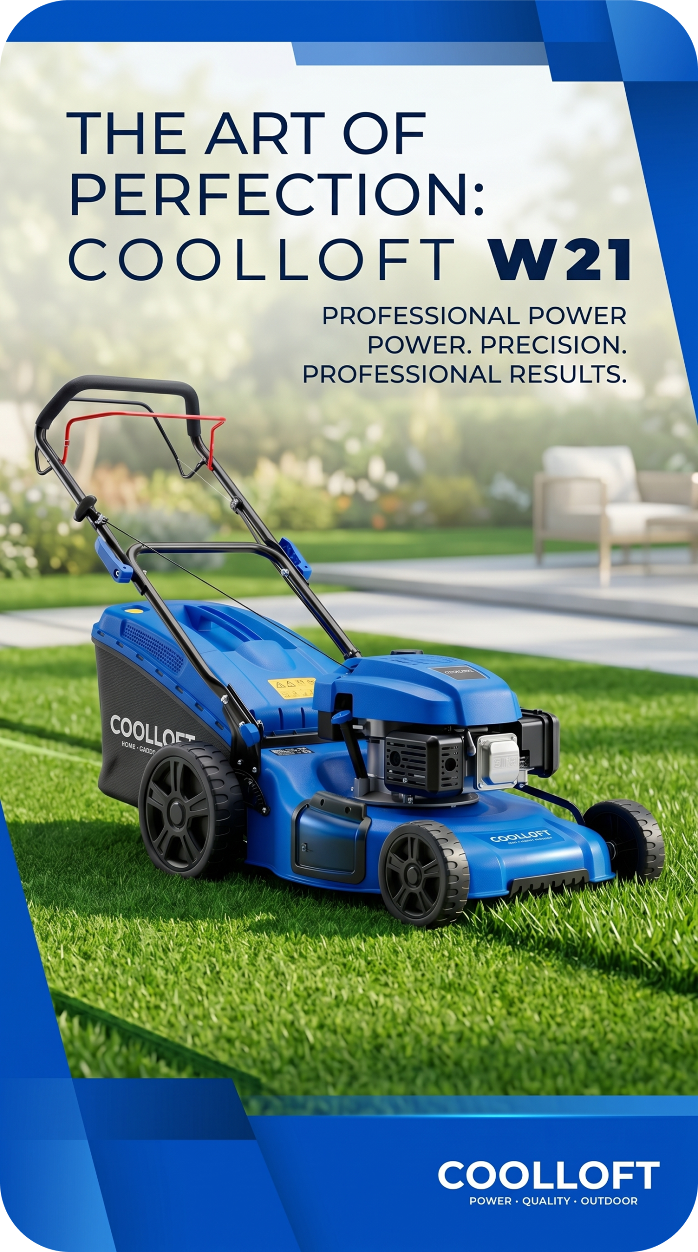 Coolloft W21 walk-behind lawn mower