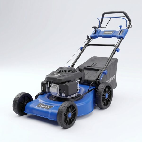Coolloft W21 21-Inch Walk-Behind Lawn Mower, Gas Powered, Steel Deck